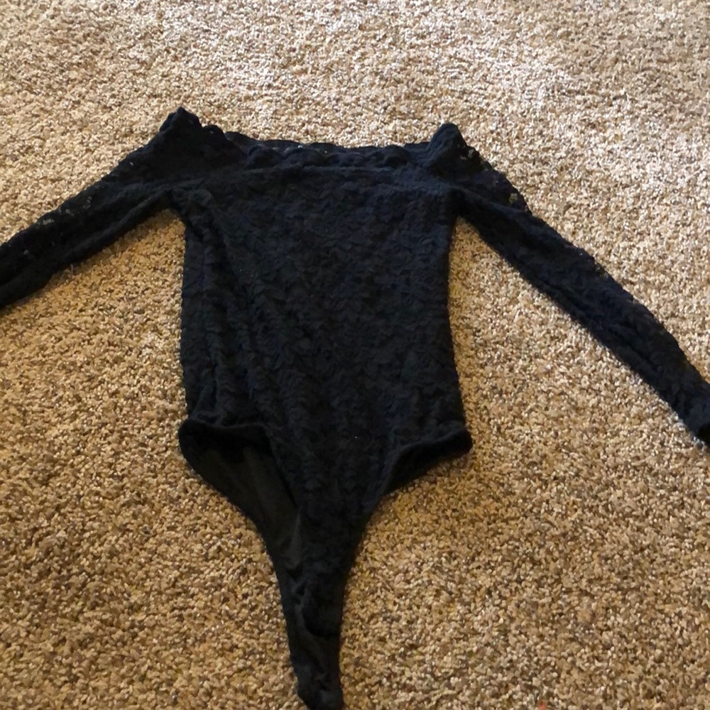 Off the should bodysuit